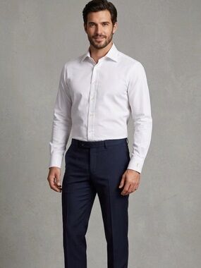 Yves Saint Laurent,Men's Classic White Shirt